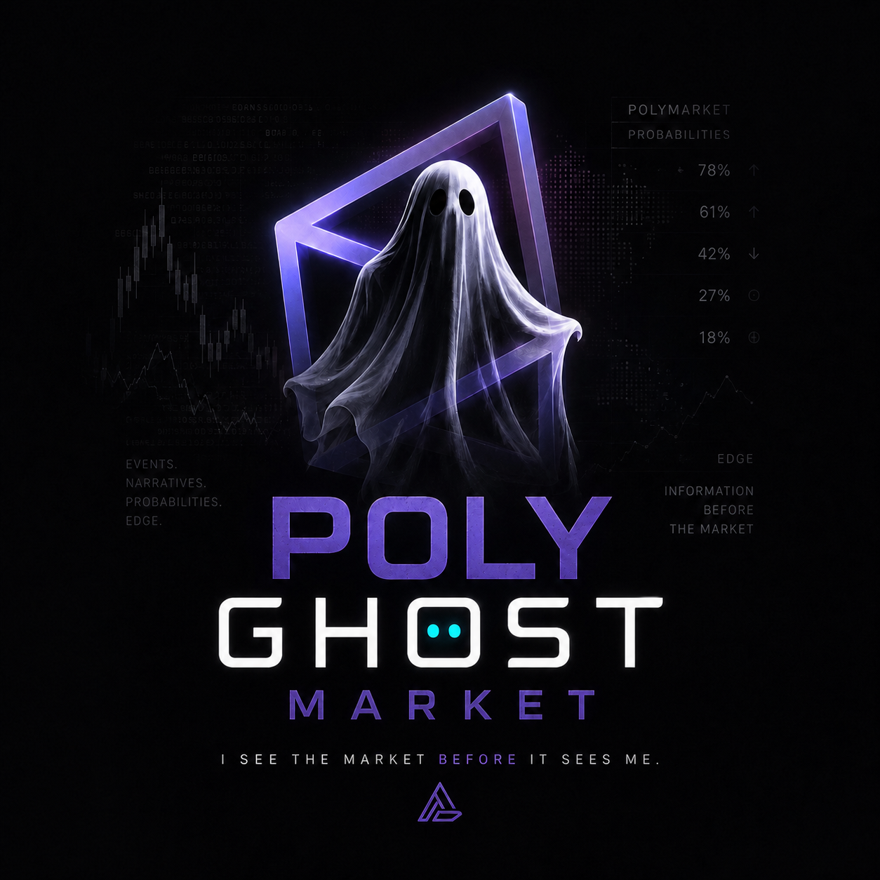 PolyGhost Market ghost artwork